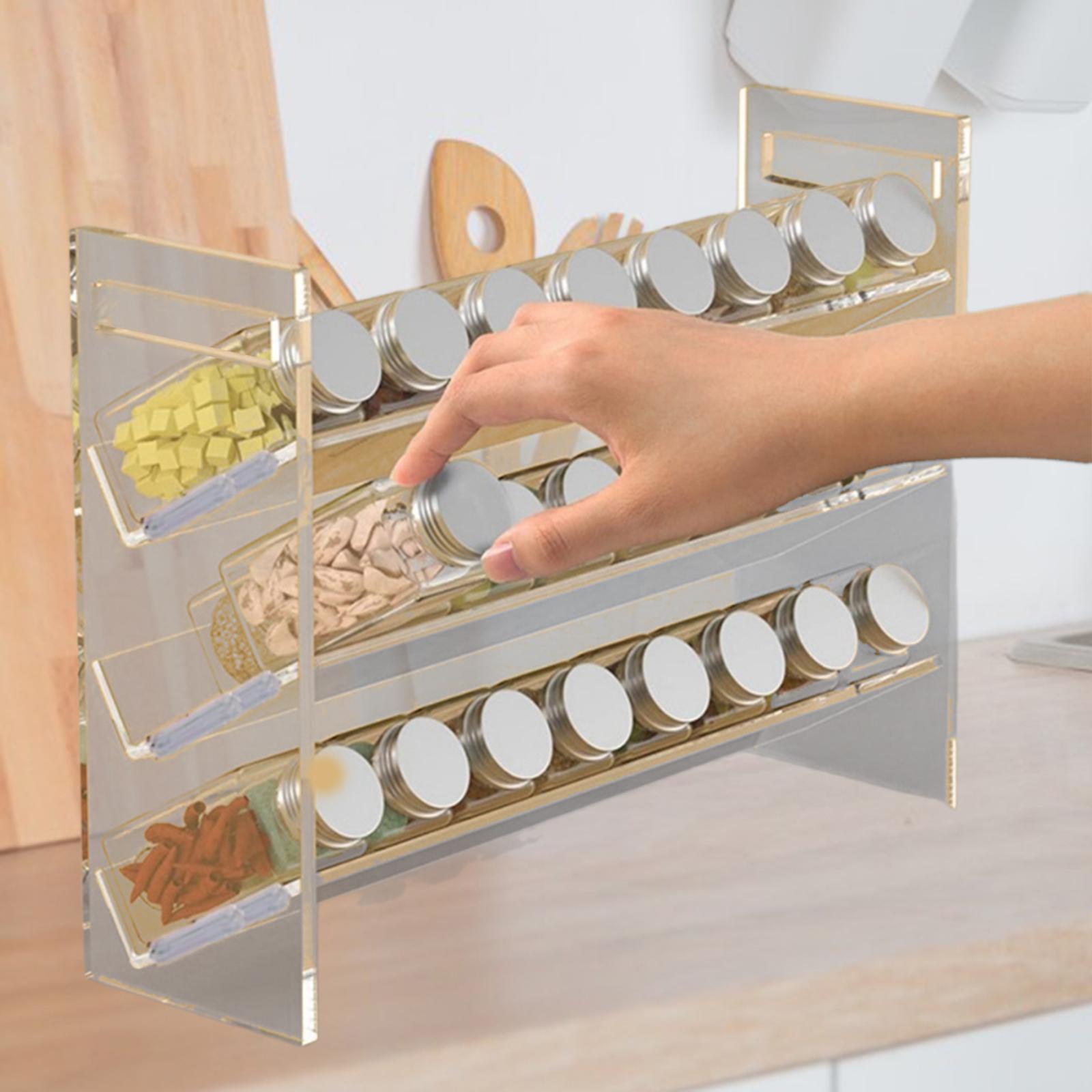 アクリル製スパイスラック、デザート棚、香水オーガナイザー、ス - Kitchen Baking Pantry のレビューと価格
