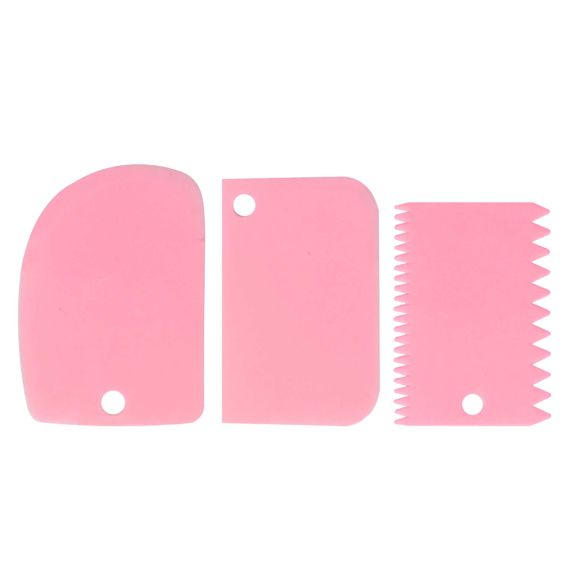 3個/ロット クリームスクレーパー スムーザー DIY ケー - Fondant Smoother Set のレビューと価格