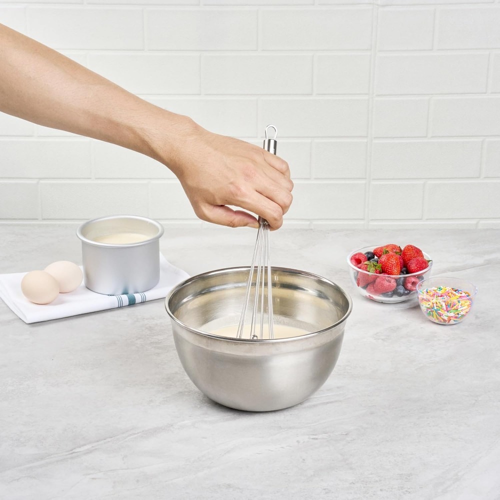 ステンレス鋼手動卵ビーター 10/12 インチボールミキサー - Kitchen Baking Necessities のレビューと価格