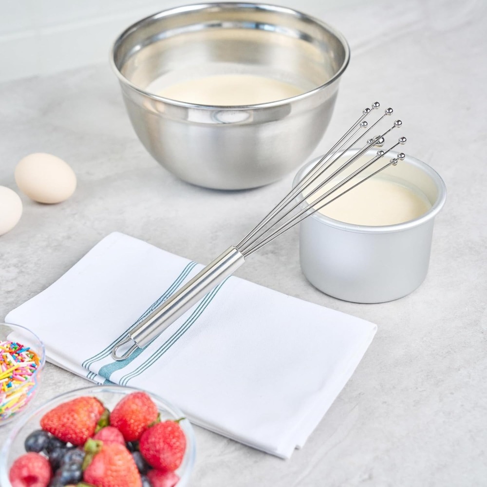 ステンレス鋼手動卵ビーター 10/12 インチボールミキサー - Kitchen Baking Necessities のレビューと価格