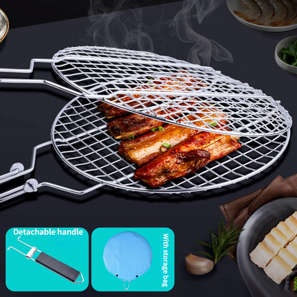304 ステンレス鋼バーベキューメッシュノンスティックグリル - Super Kitchen Baking Mat のレビューと価格