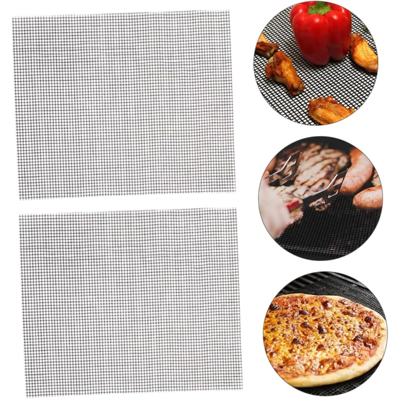 再利用可能な焦げ付き防止バーベキューメッシュマット,グラスフ - Super Kitchen Baking Mat のレビューと価格