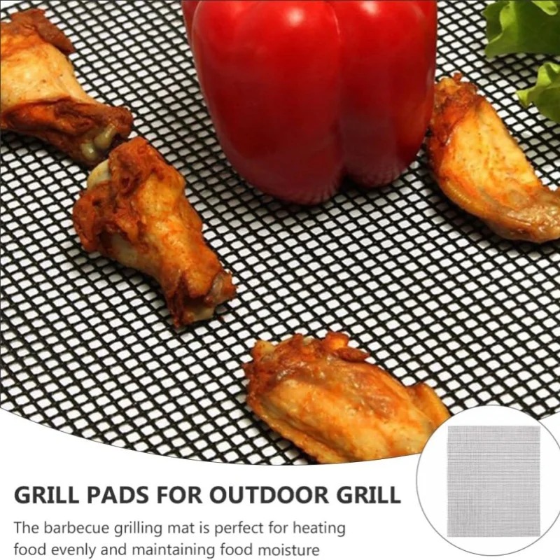 再利用可能な焦げ付き防止バーベキューメッシュマット,グラスフ - Super Kitchen Baking Mat のレビューと価格
