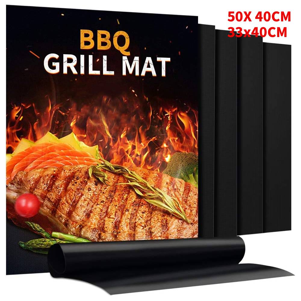 1-10 個バーベキューグリルマットノンスティックマット耐熱 - Super Kitchen Baking Mat のレビューと価格