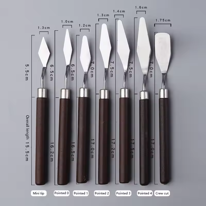 ステンレス鋼アーティストスパチュラ、アートツール、文房具、ケ - Kitchen Baking Drawing のレビューと価格