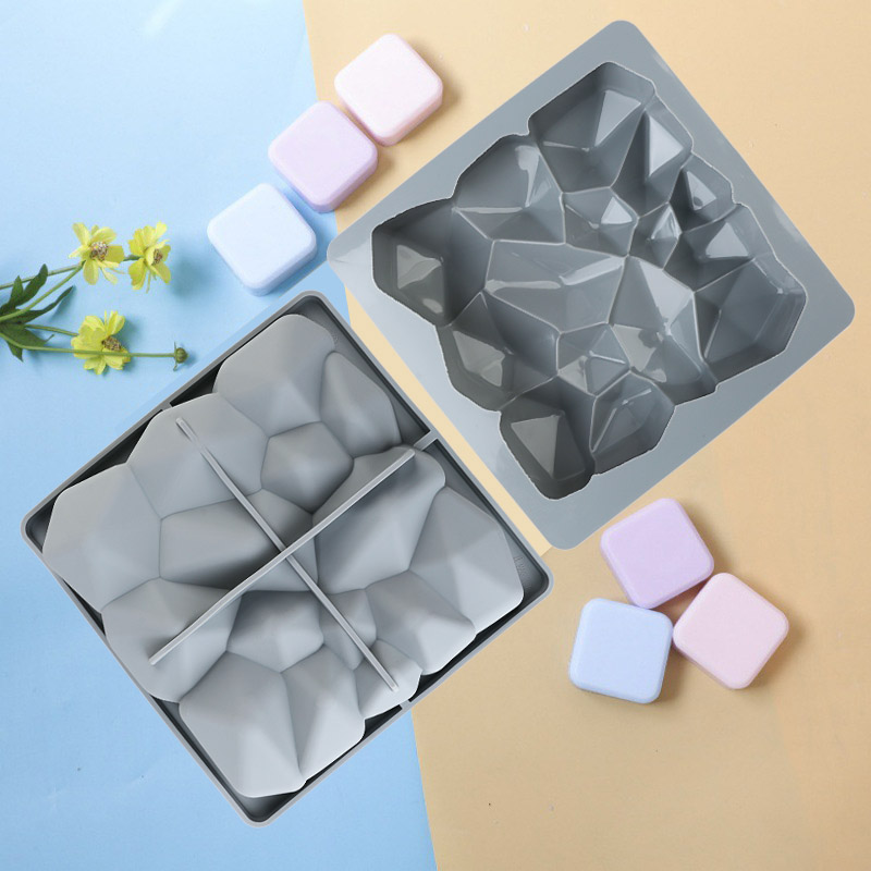 正方形の石型シリコンケーキ型、焦げ付き防止シリコンムースケー - Kitchen Baking Must Haves のレビューと価格