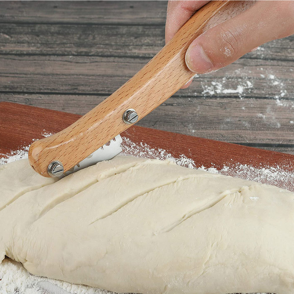 パンベーカーラメ木製ハンドルパンスライサースコアラーブレード - Bread Lame Scoring のレビューと価格