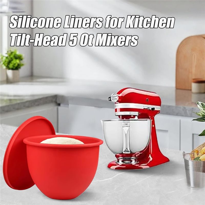 A68P-シリコンボウルライナー キッチンチルトヘッド5クォ - Kitchenaid Baking Bowl のレビューと価格
