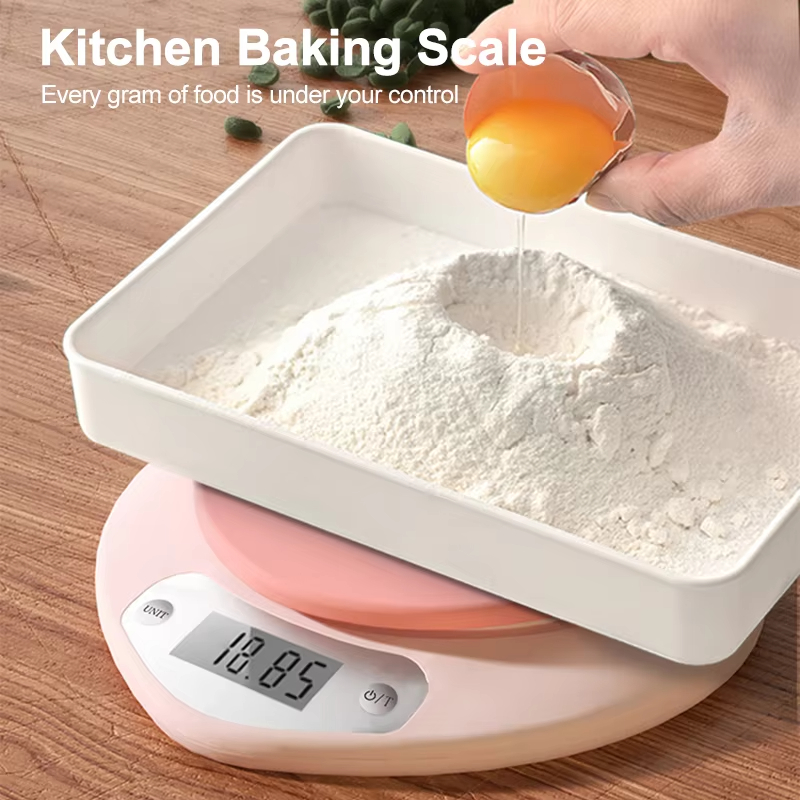 デジタルキッチンスケール ピンク ハート型 ポータブル高精度 - Kitchen Scale Precise のレビューと価格