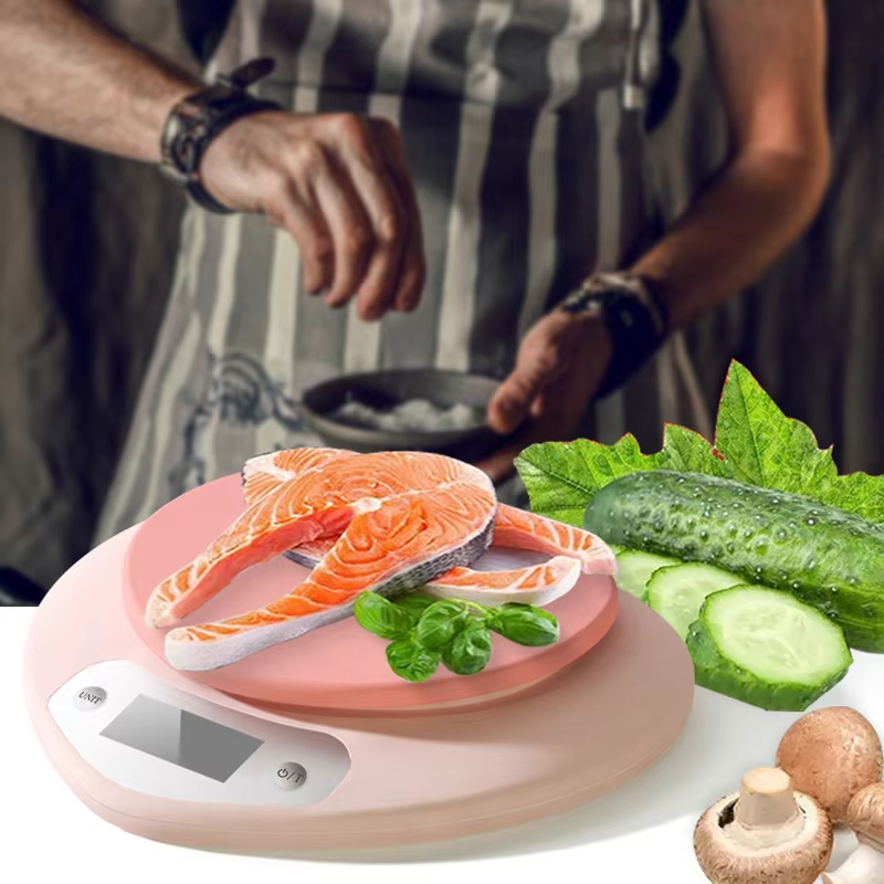 デジタルキッチンスケール ピンク ハート型 ポータブル高精度 - Kitchen Scale Precise のレビューと価格