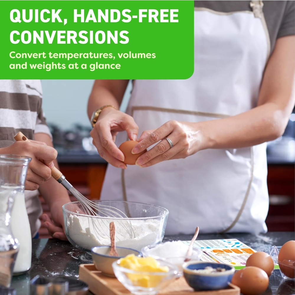 キッチン測定換算表マグネット ベーキング・クッキング用 6x - Kitchen Baking Sheets のレビューと価格