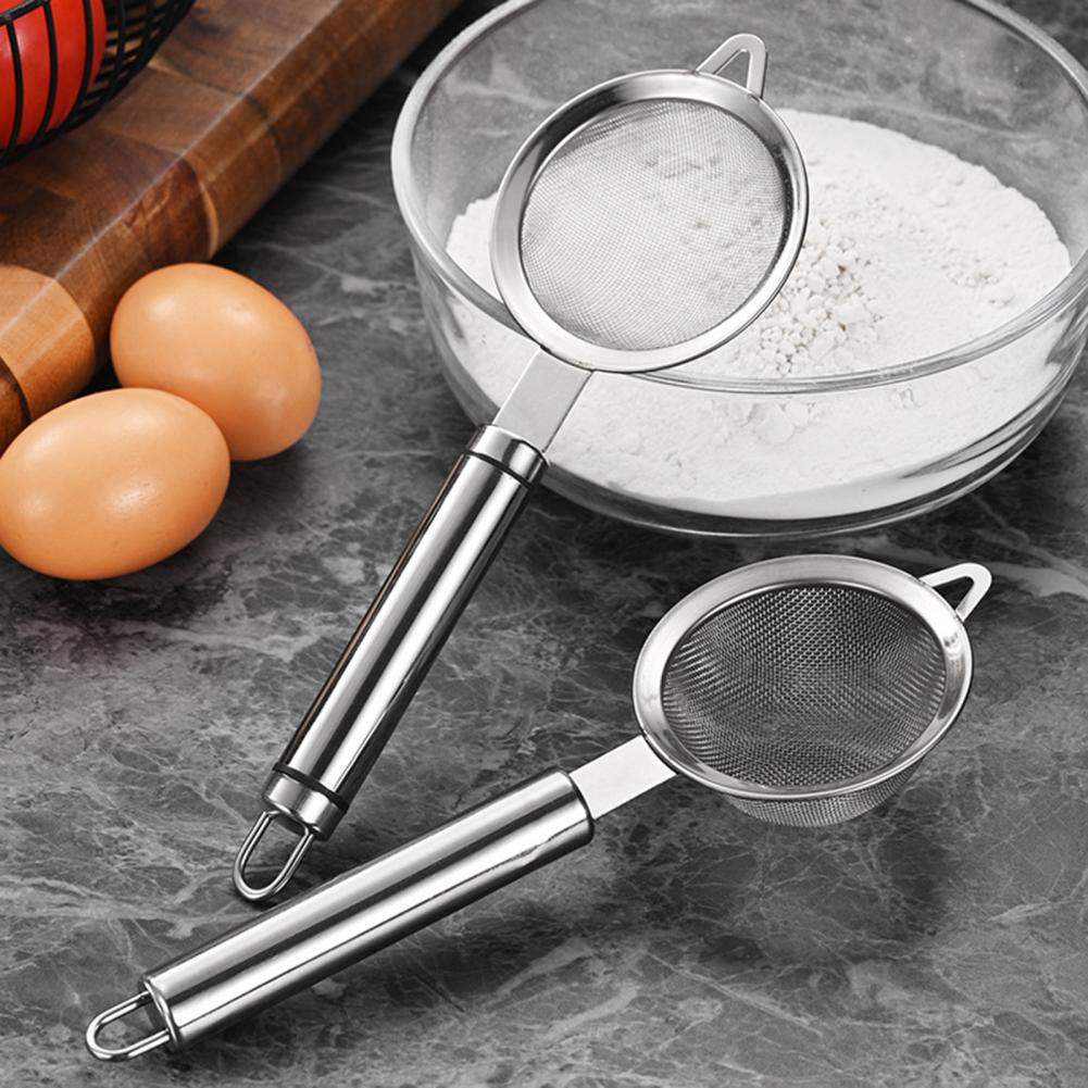 ステンレス鋼の細かいメッシュストレーナーコランダー、滑り止め - Baking (Kitchen Ingredient) のレビューと価格