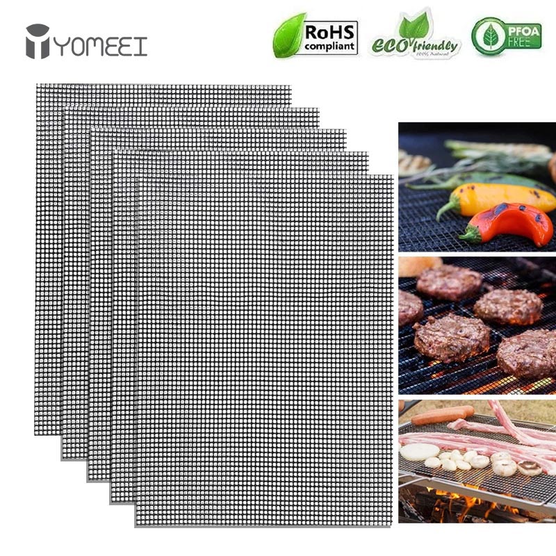 Yomei焦げ付き防止バーベキューグリルマット耐熱バーベキュ - Super Kitchen Baking Mat のレビューと価格