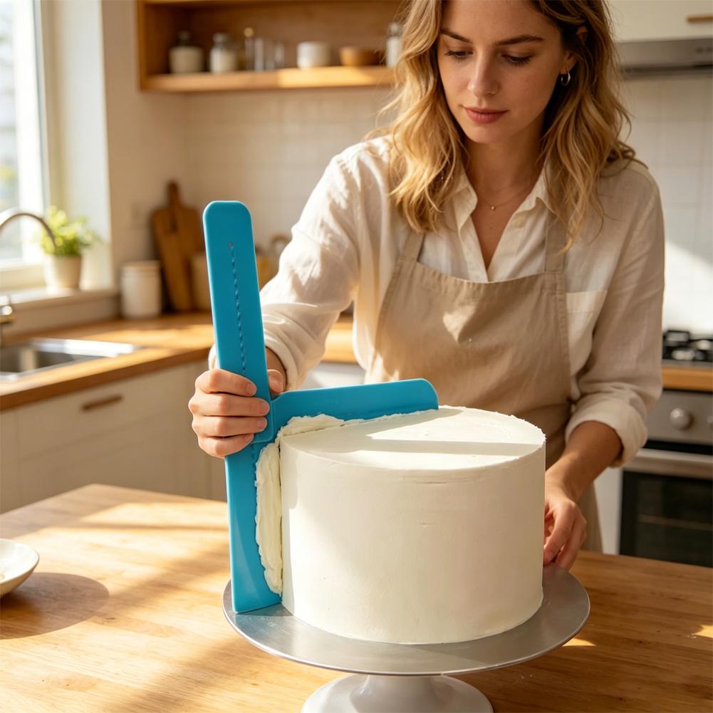 高さ調節可能なPPケーキレベラー・スムーザー、フォンダン用プ - Fondant Smoother Set のレビューと価格
