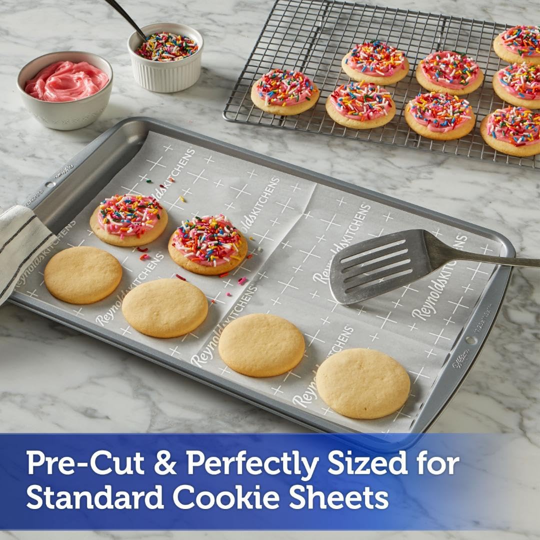 キッチン用クッキーベーキングシート、クッキー用プレカットベー - Kitchen Baking Sheets のレビューと価格