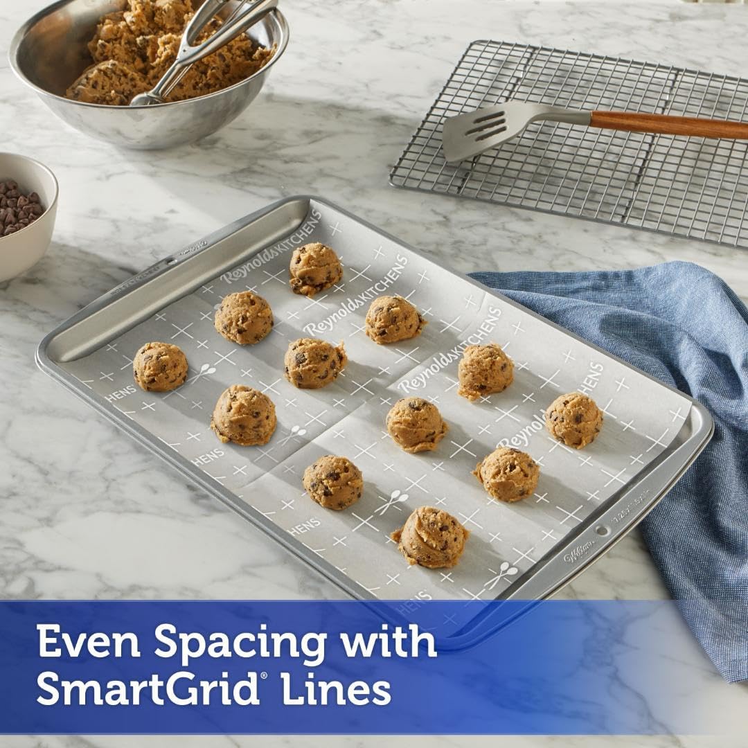 キッチン用クッキーベーキングシート、クッキー用プレカットベー - Kitchen Baking Sheets のレビューと価格