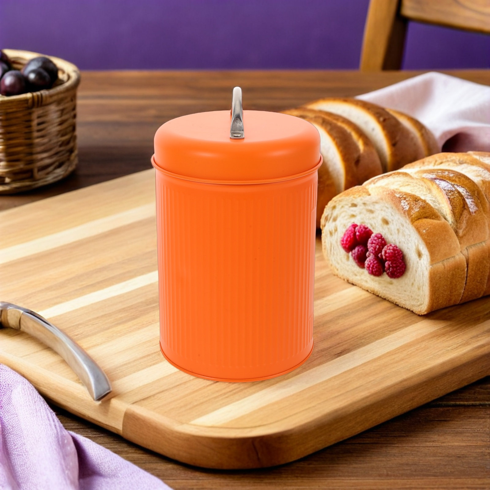 ヴィンテージ気密クッキージャー ブリキ製キャンディ収納ボック - Kitchen Baking Pantry のレビューと価格