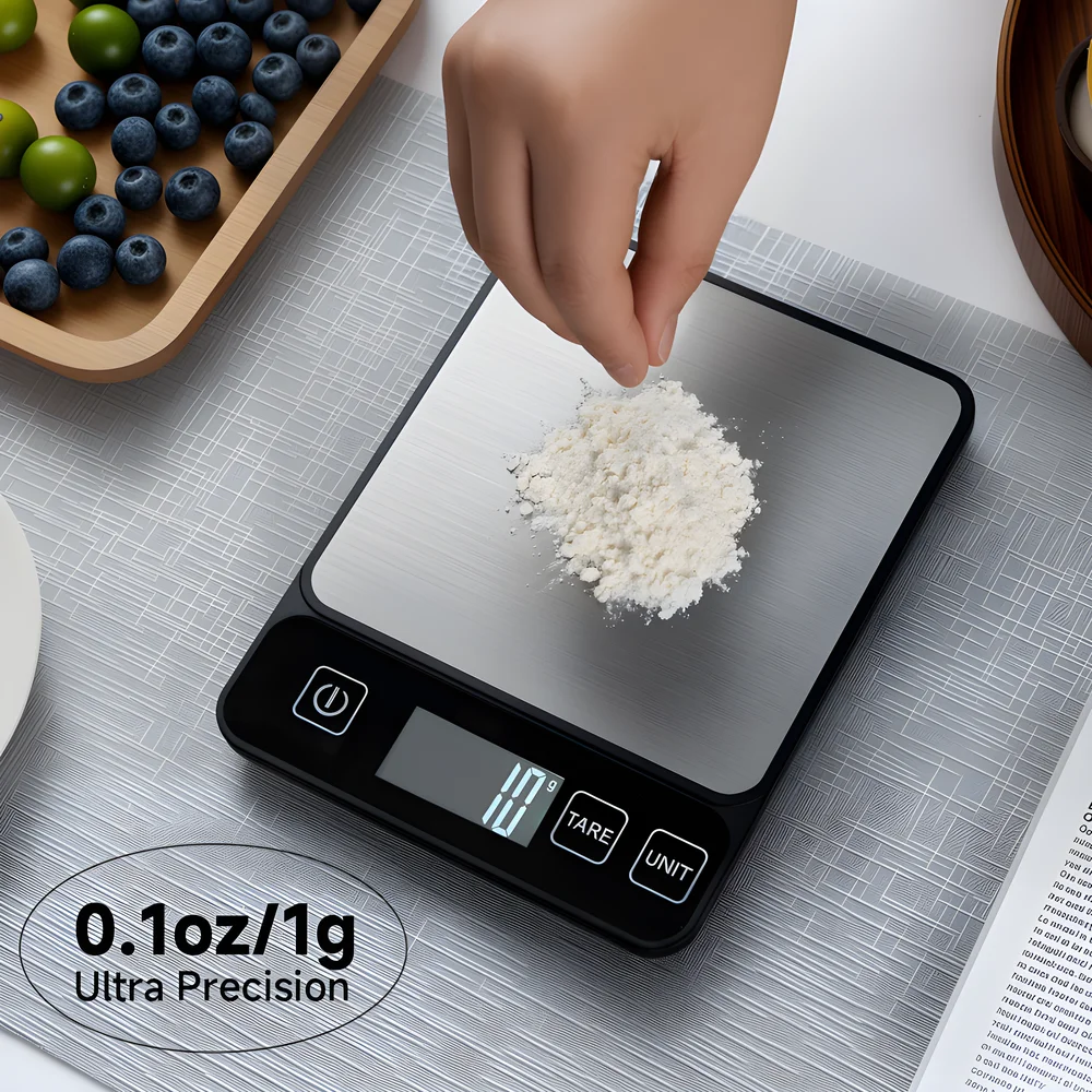 10 キロキッチンスケール LCD デジタルディスプレイ電子 - Kitchen Scale Precise のレビューと価格