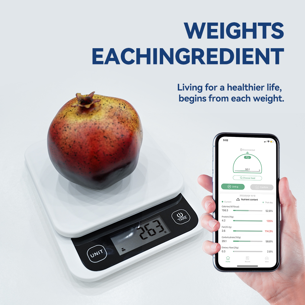 5kg/0.1g/1g スマートキッチンスケール栄養スケール - Kitchen Scale Precise のレビューと価格