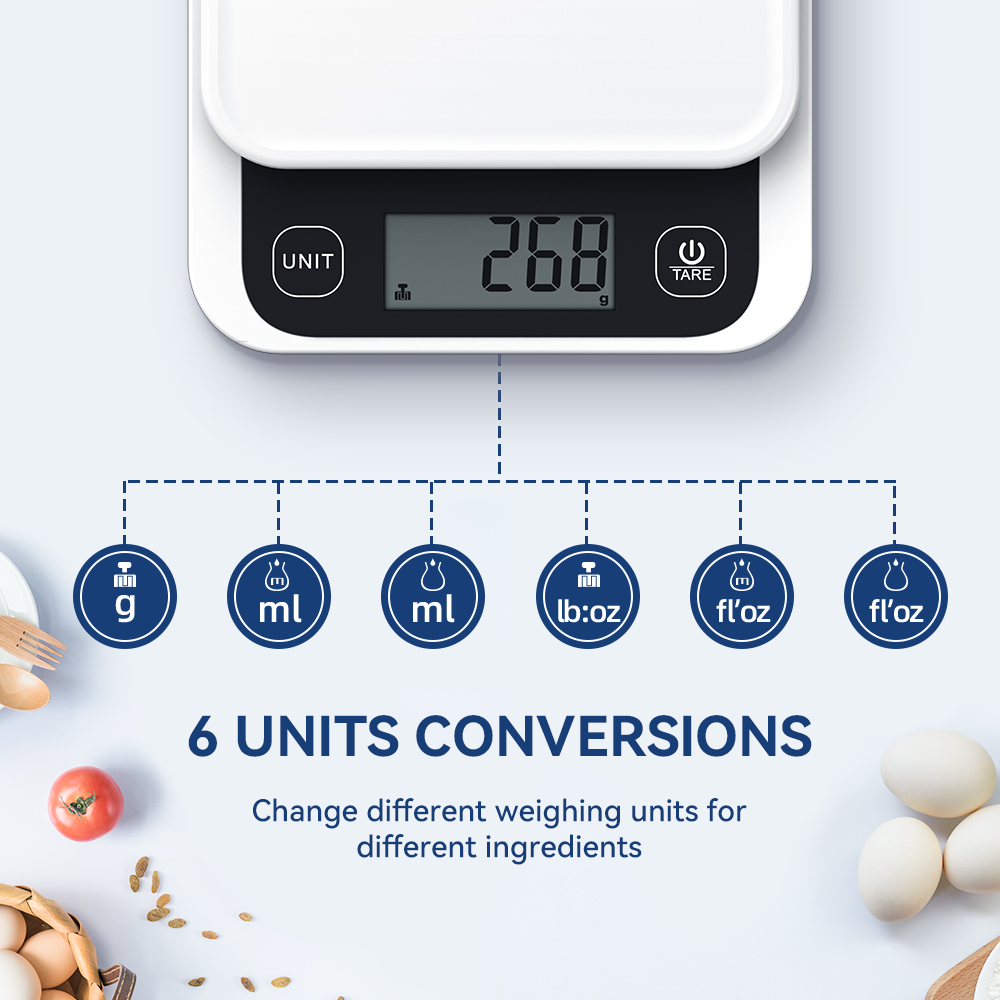 5kg/0.1g/1g スマートキッチンスケール栄養スケール - Kitchen Scale Precise のレビューと価格